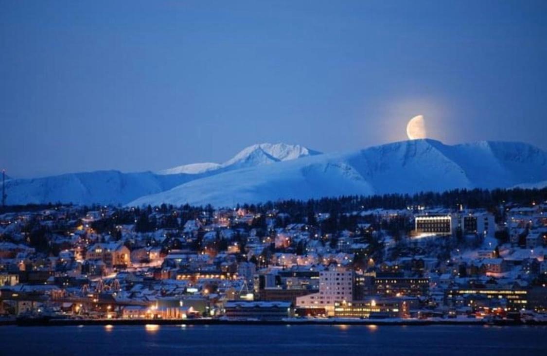 Polar Arctic View - Free Parking! Apartment ทรอมโซ ภายนอก รูปภาพ